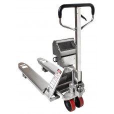 Teknion WS2000S STAINLESS STEEL Weigh Scale Hand Pallet Truck